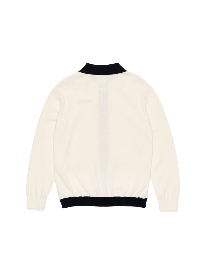 ZIP COLLAR SWEATER