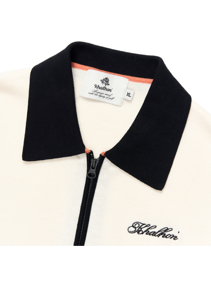 ZIP COLLAR SWEATER