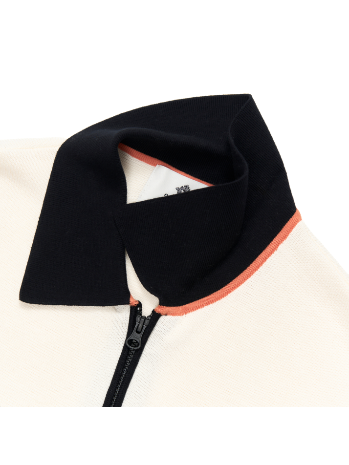 ZIP COLLAR SWEATER