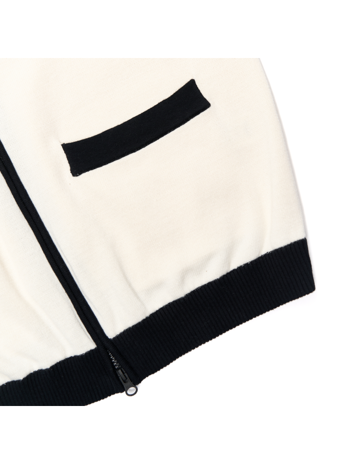 ZIP COLLAR SWEATER