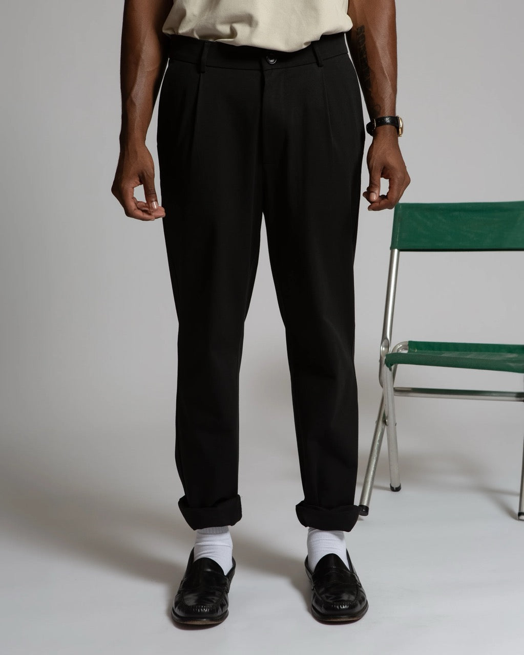 MARCEL PLEATED CHINO PANT