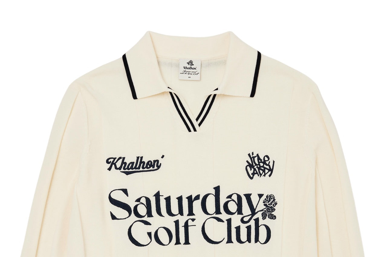 KHALHON' X VIBECADDY „SATURDAY GOLF CLUB“ KNIT