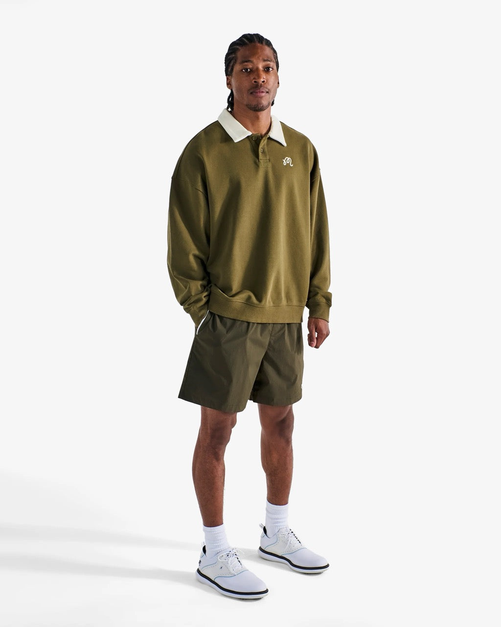 MALBON GOLF ARTIGIANALE COLLARED CREWNECK – VIBECADDY