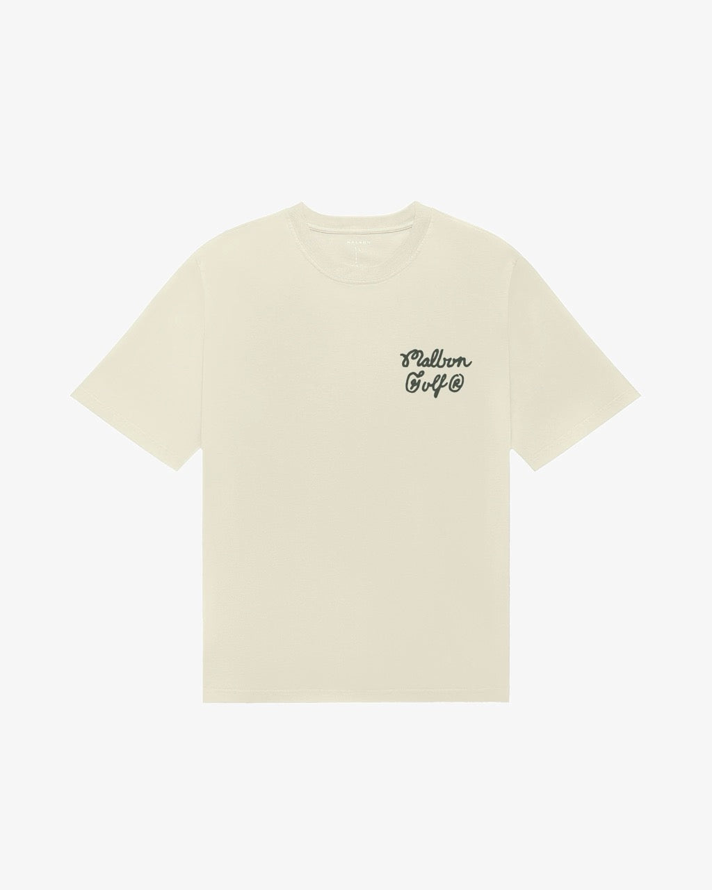 ■Malbon Golf■ PARADISE PIGMENT ROUND T-SHIRT OFF WHITE MAN Genuine Malbon Golf PARADISE PIGMENT ROUND T-SHIRT IVORY