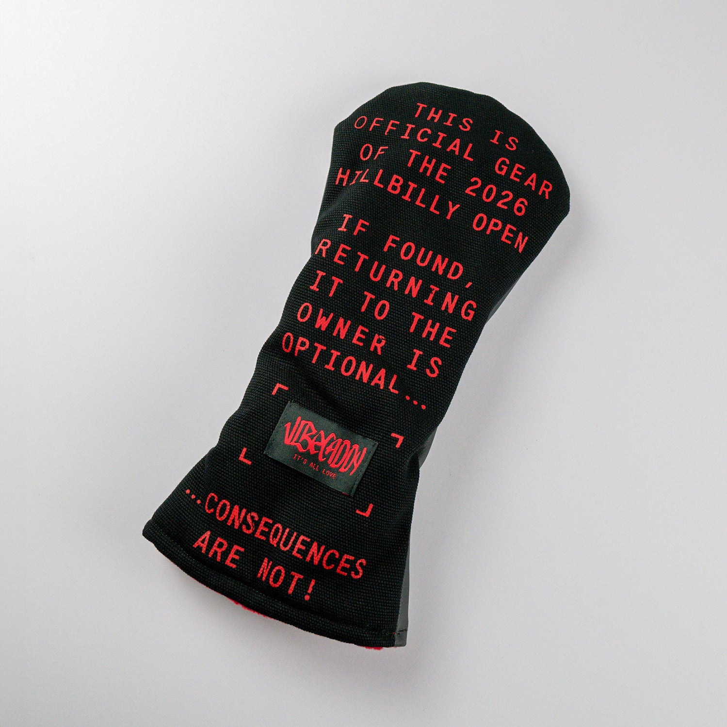 2026 Hillbilly Open Driver Headcover