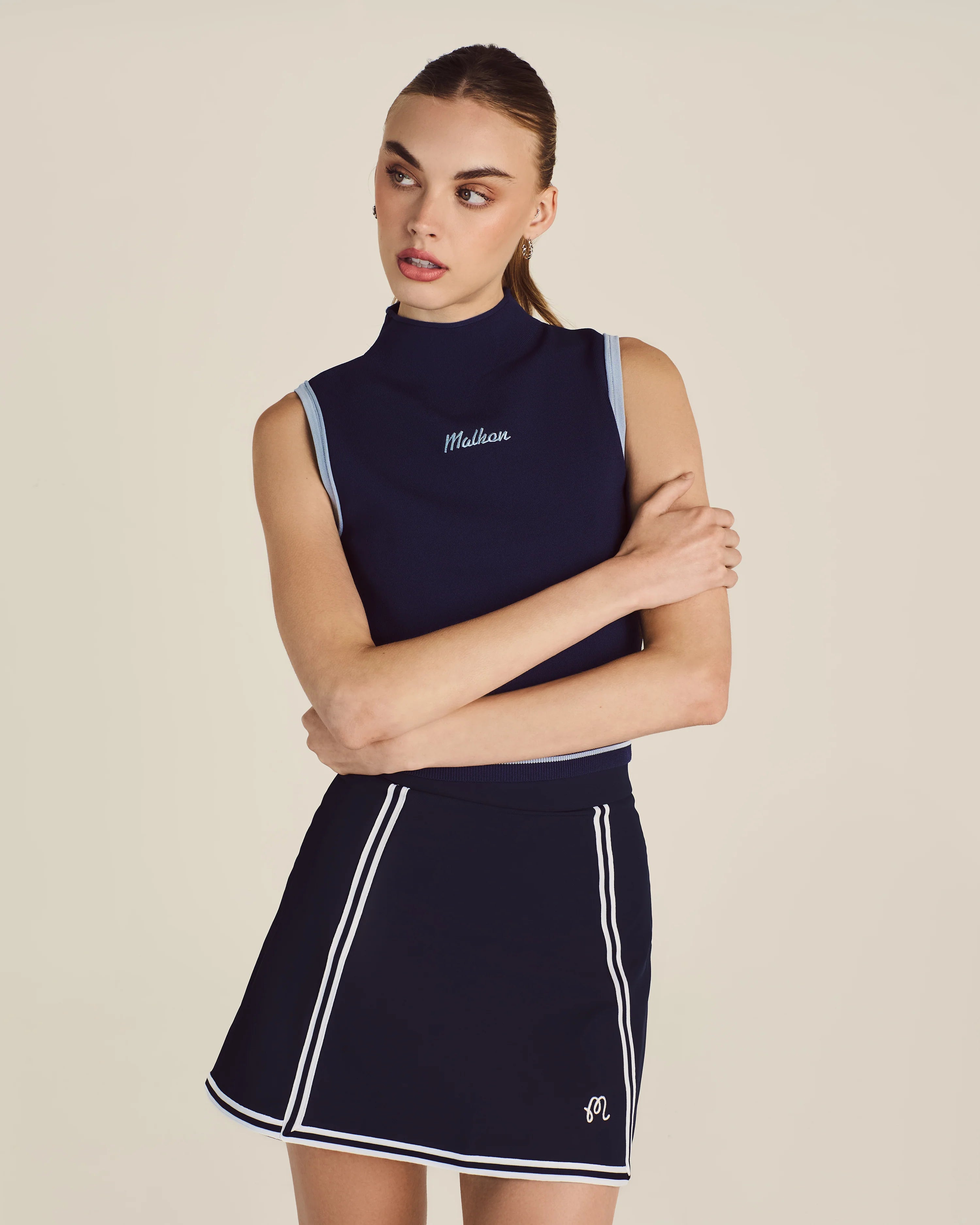 KARA MOCKNECK VEST