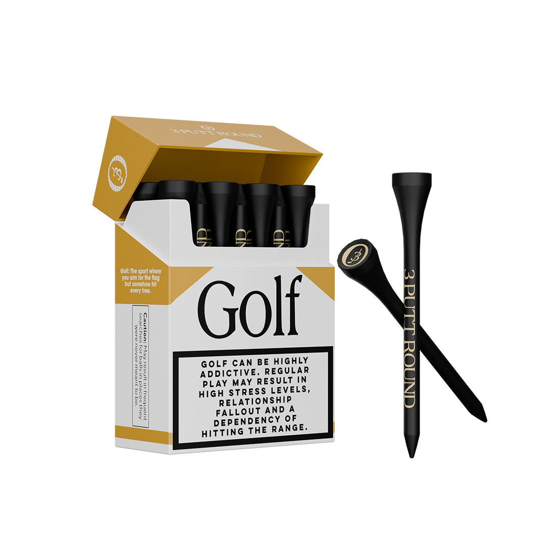 THE GOLD "GOLF ADDICTION" TEE PACK